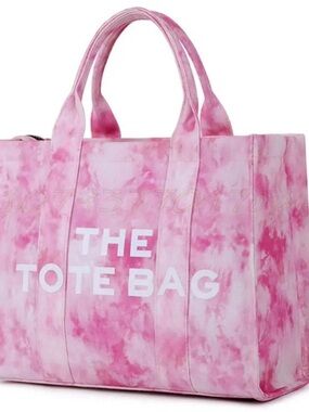 Pink Tie-Dye Tote